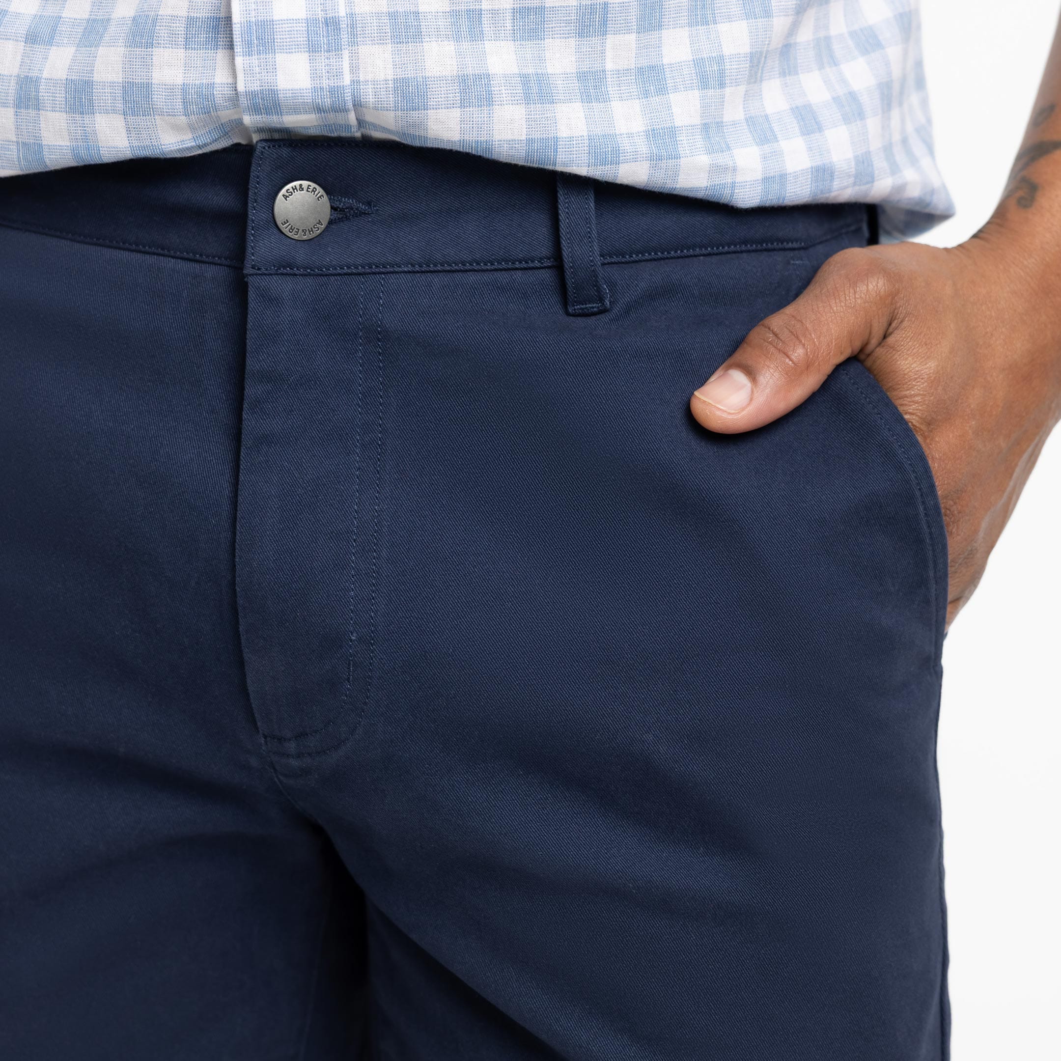 Navy Signature Chino Short - Image 4