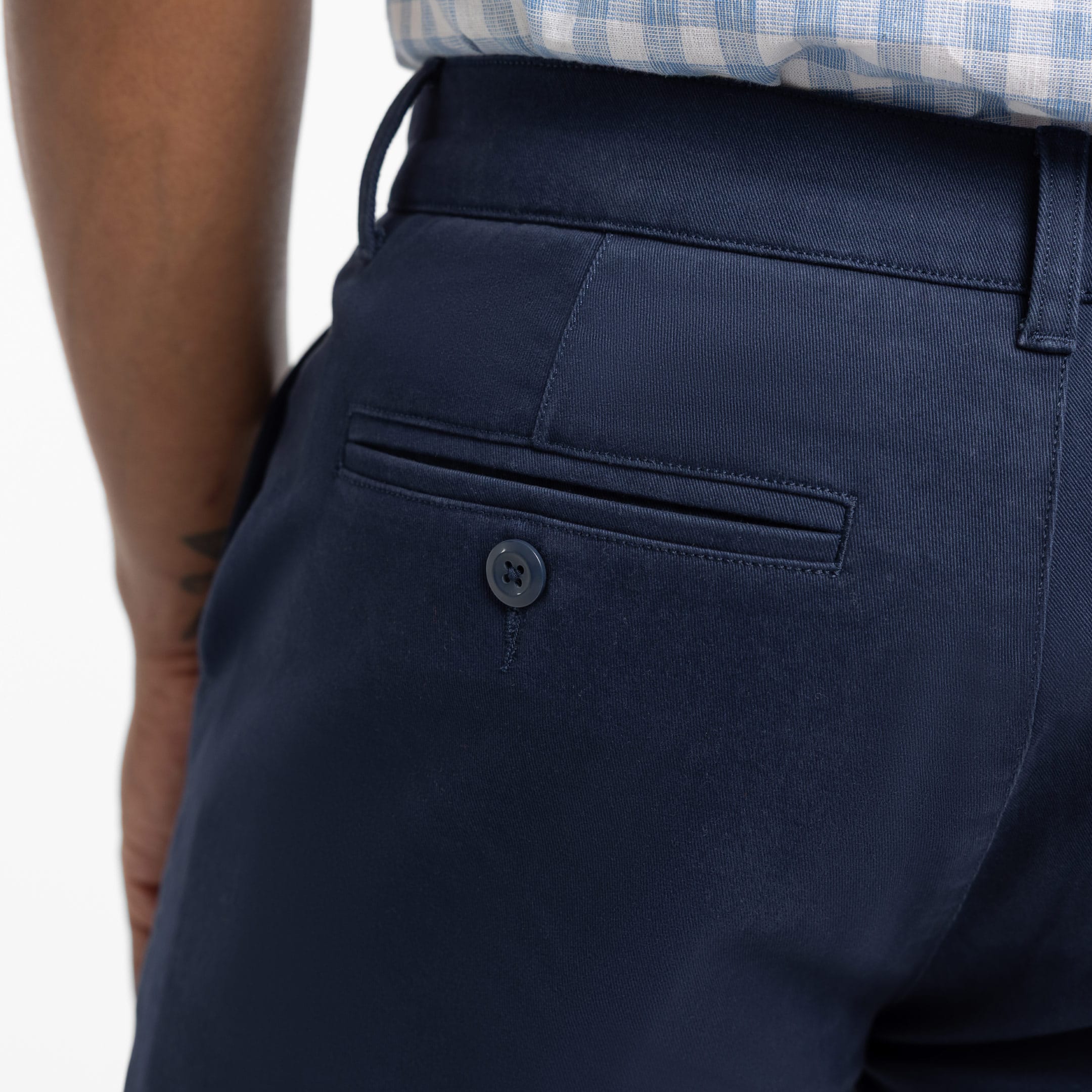 Navy Signature Chino Short - Image 5