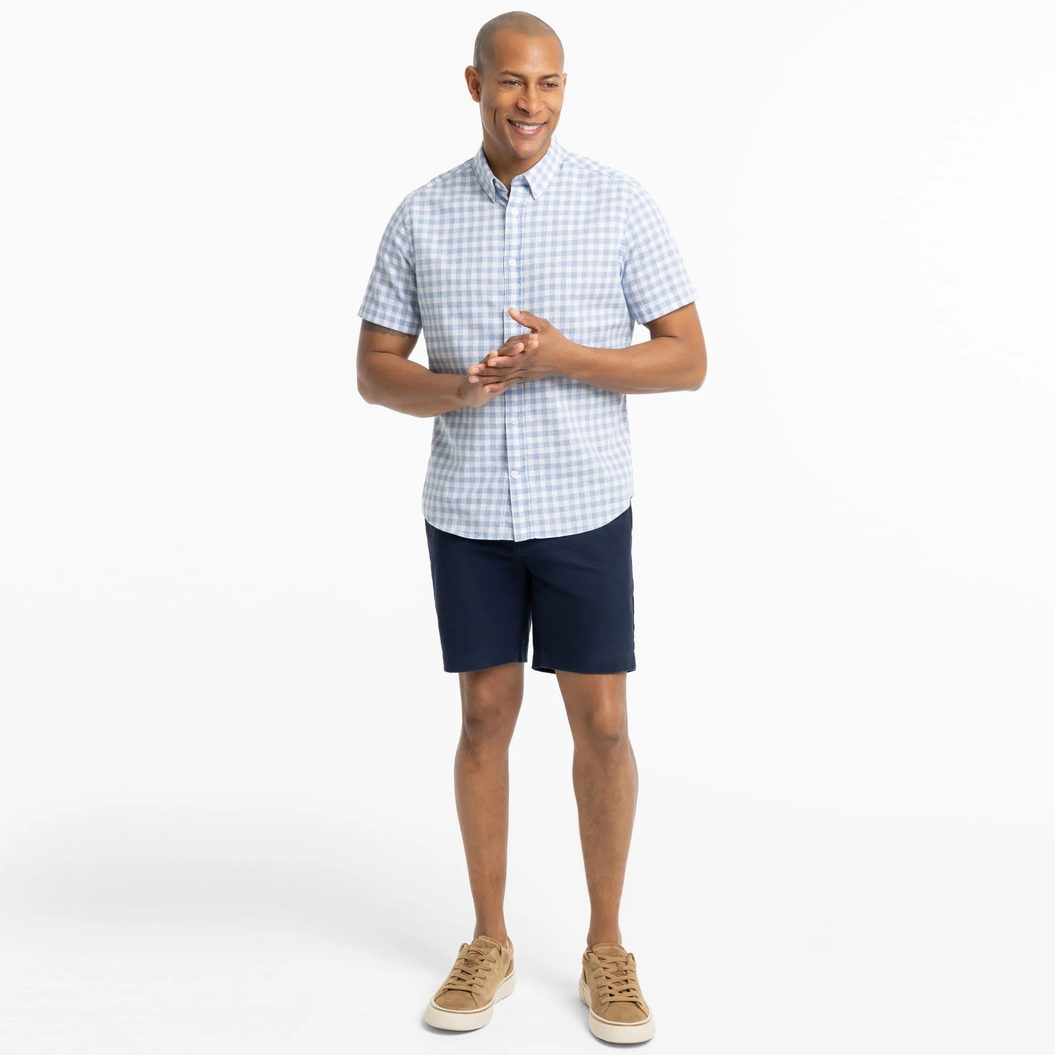 Navy Signature Chino Short - Image 6