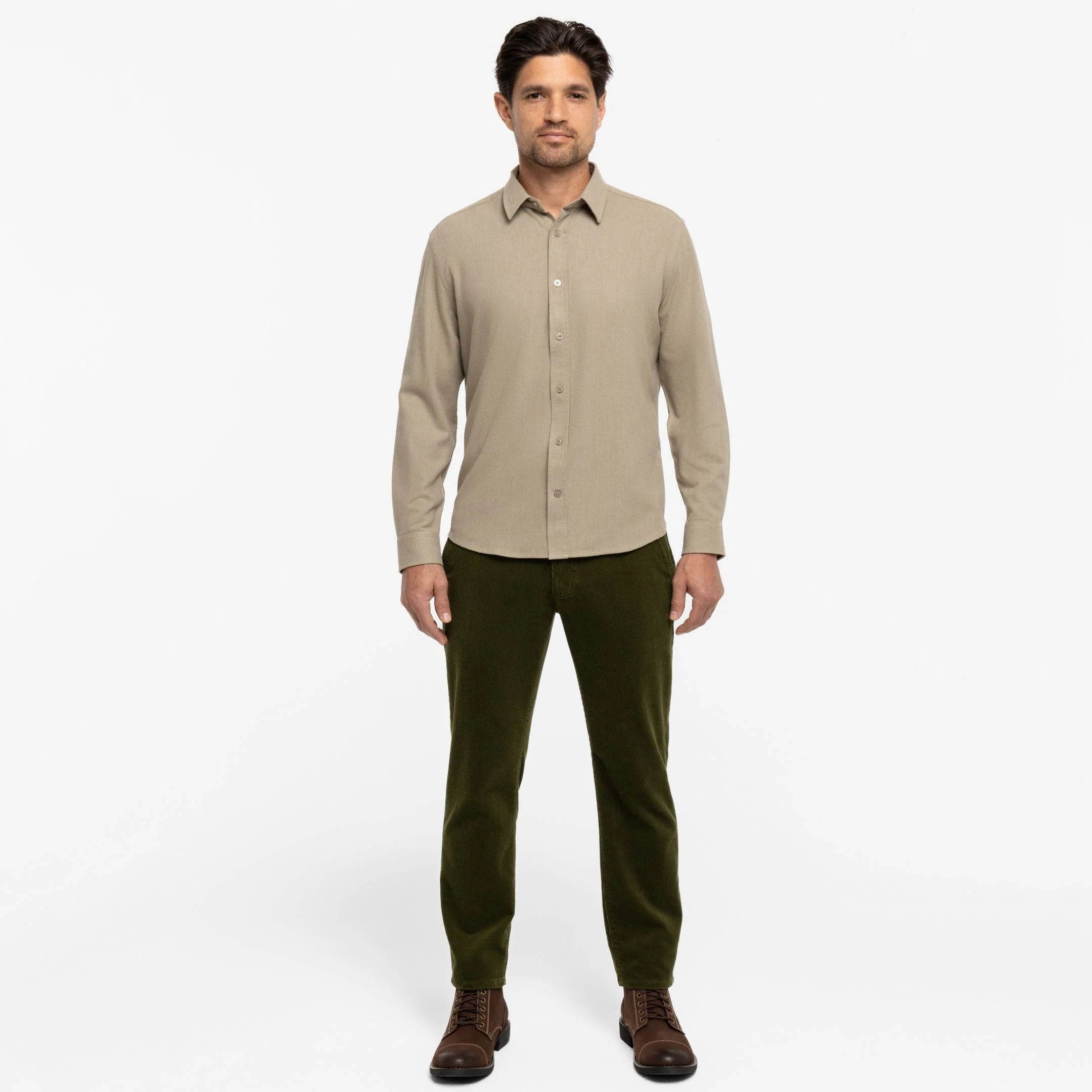 Olive Corduroy Chino - Image 6