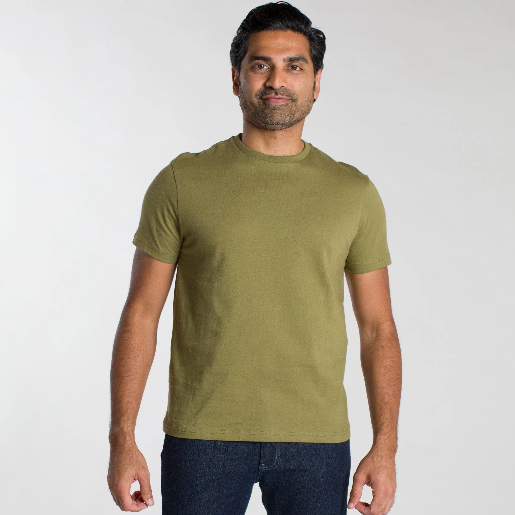 Olive Crew Neck Tee - Image 6