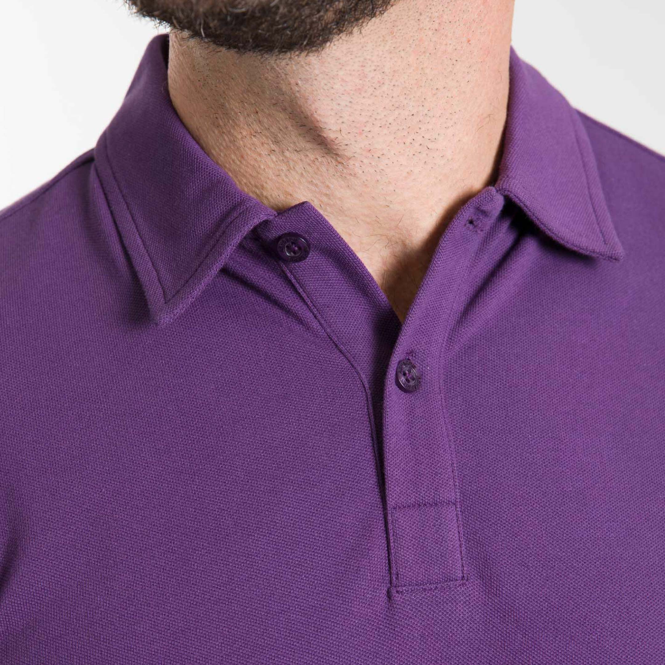 Purple Pique Daily Polo - Image 4