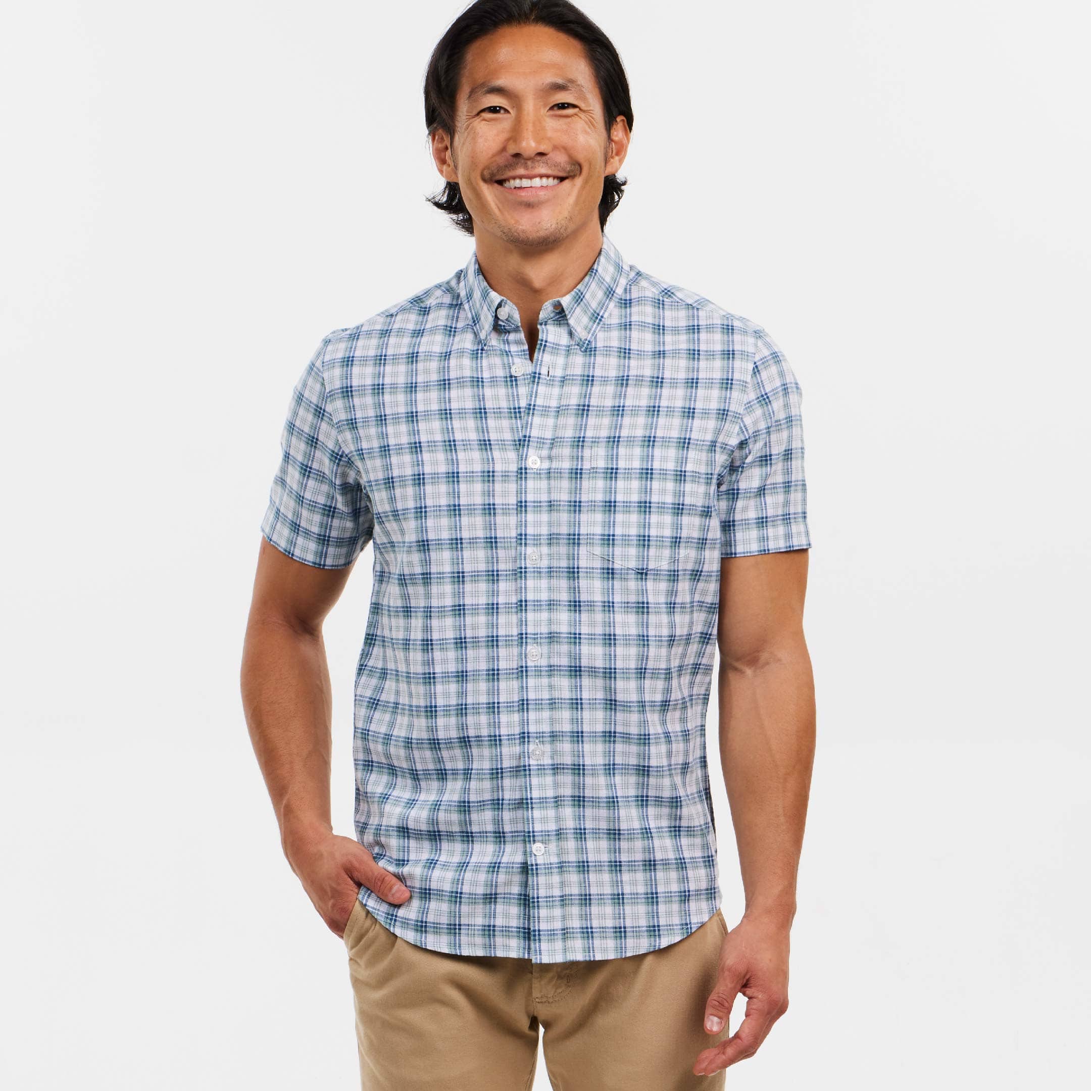 Riverfront Linen Short Sleeve Shirt - Image 6