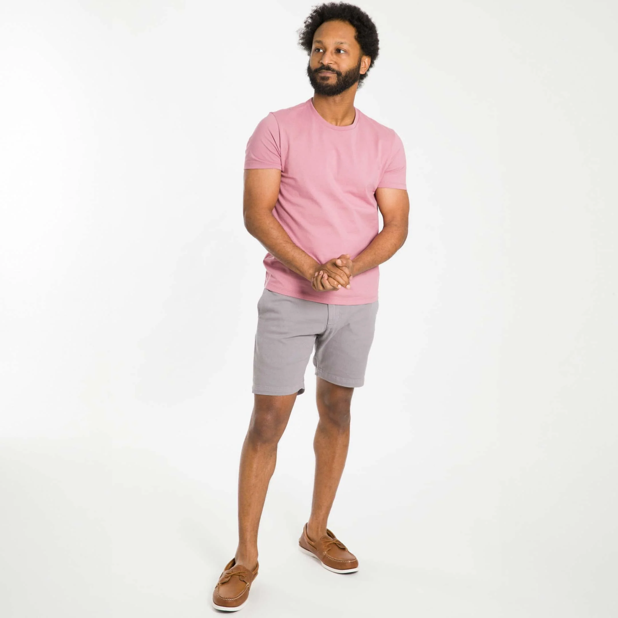 Rose Pima Cotton Crew Neck Tee - Image 2