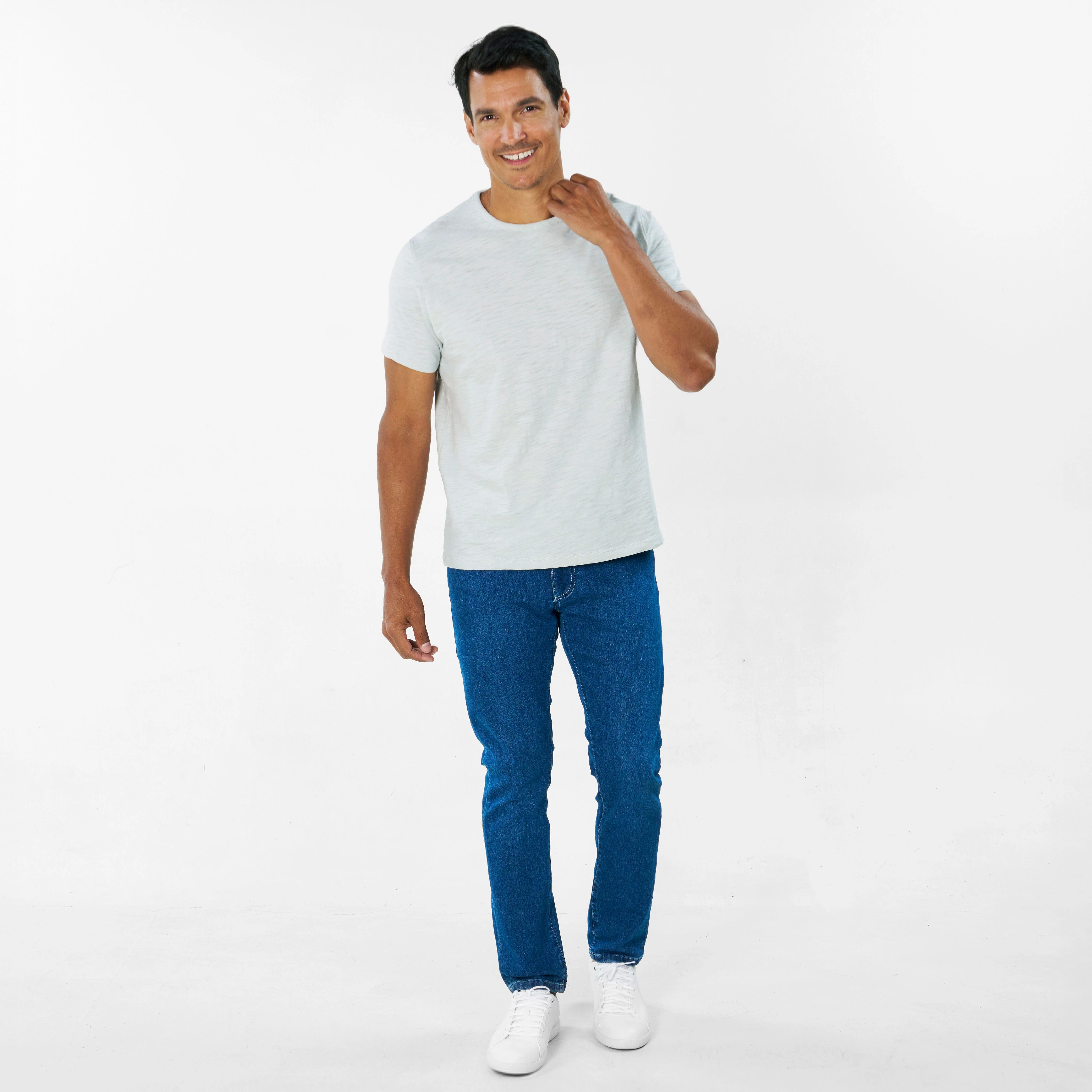Seaglass Textured Crew Neck Tee - Image 6