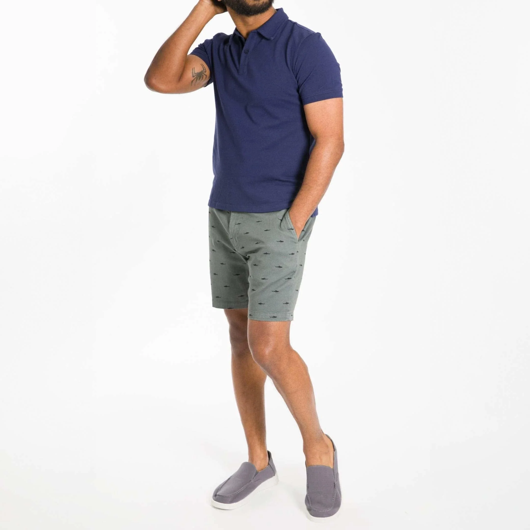 Shark Week Lightweight Stretch Chino Short - Image 6