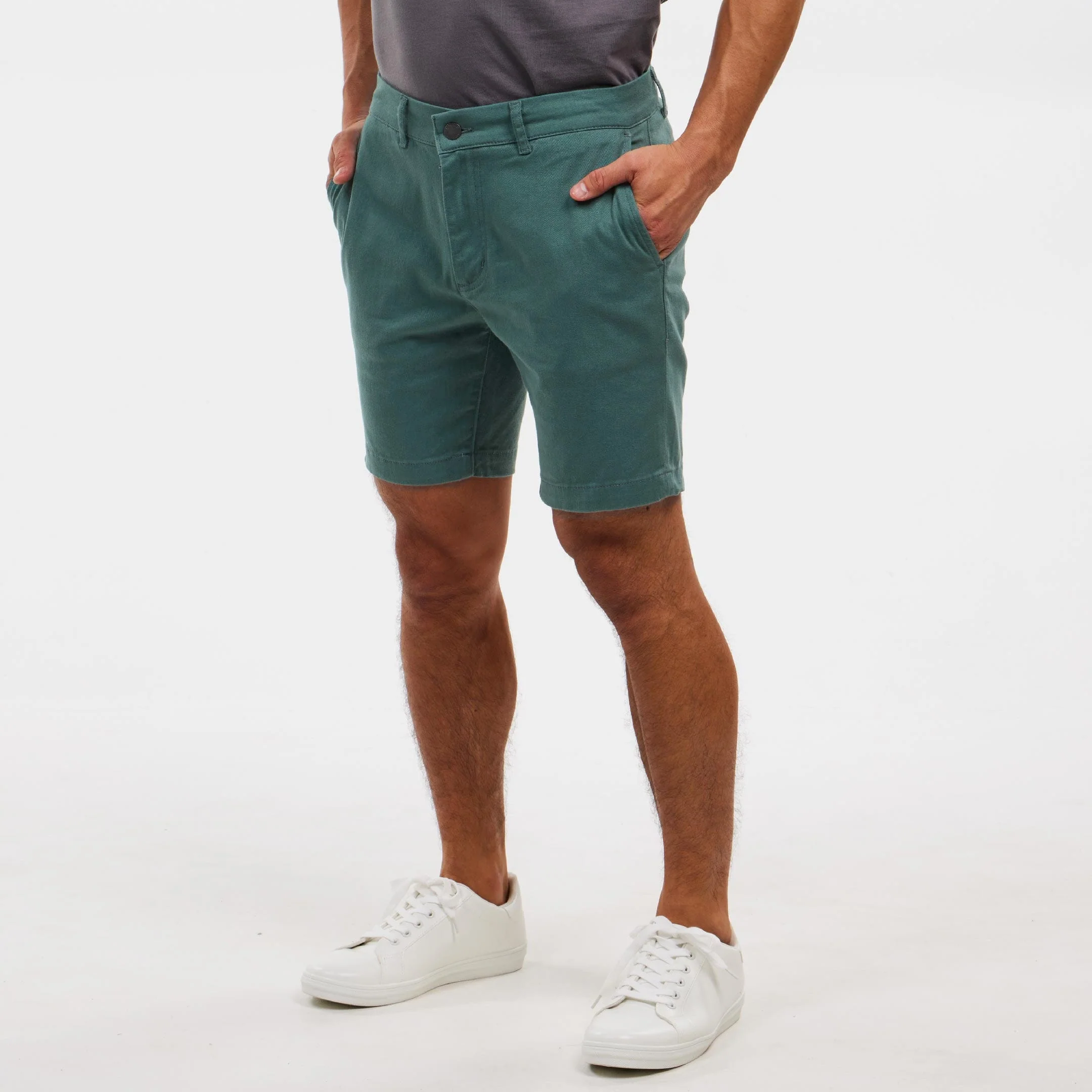 Silver Pine Lightweight Stretch Chino Short