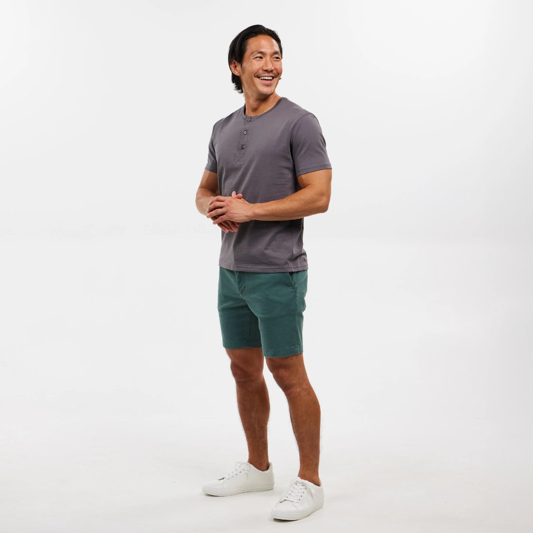 Silver Pine Lightweight Stretch Chino Short - Image 2