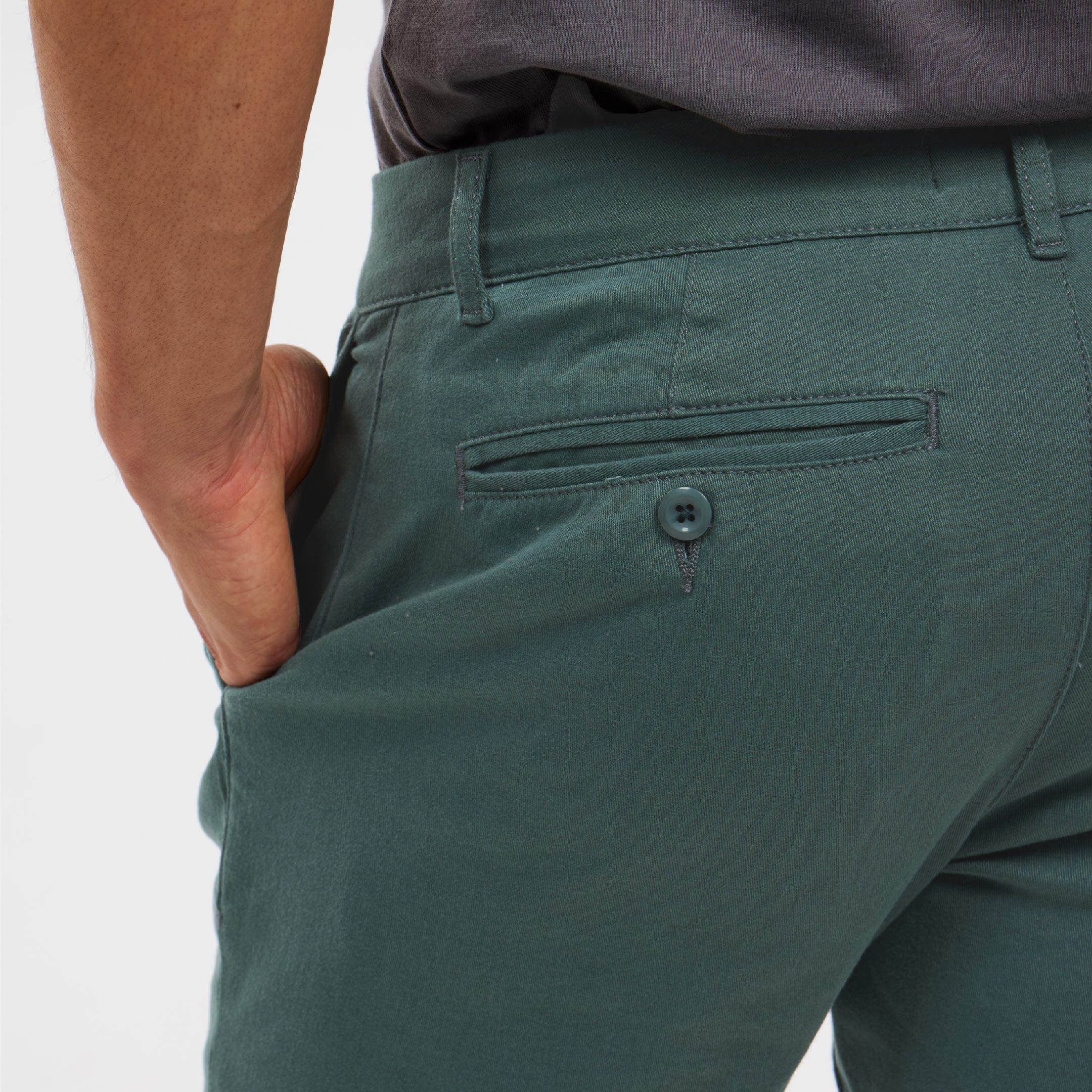 Silver Pine Lightweight Stretch Chino Short - Image 4