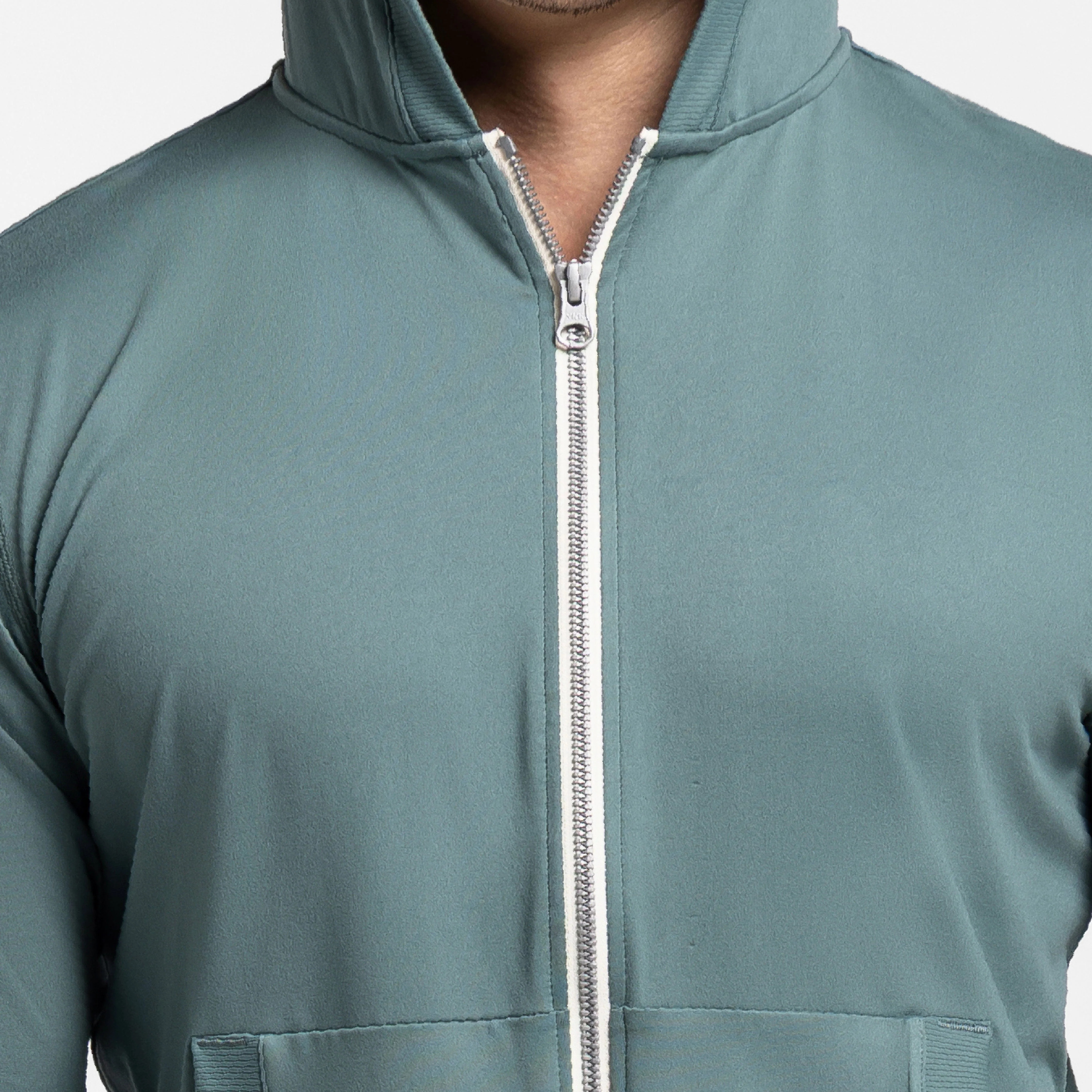 Slate CloudFlex Performance Full-Zip Hoodie - Image 4