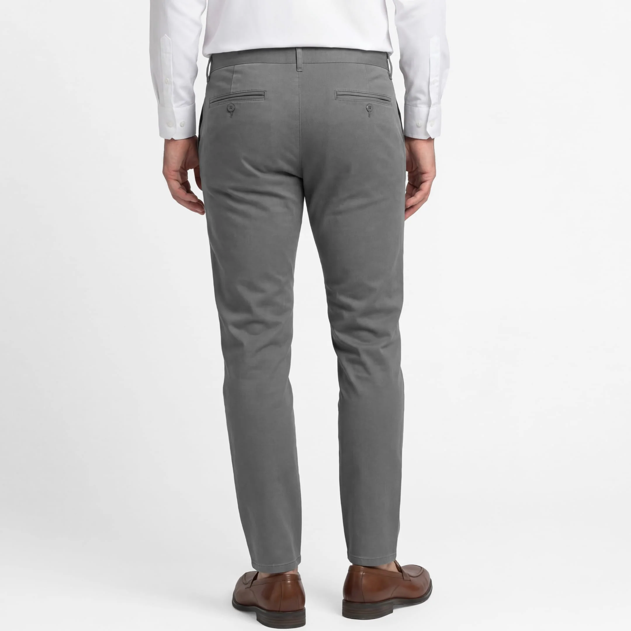 Smoke Grey Lightweight Signature Chino - Image 3