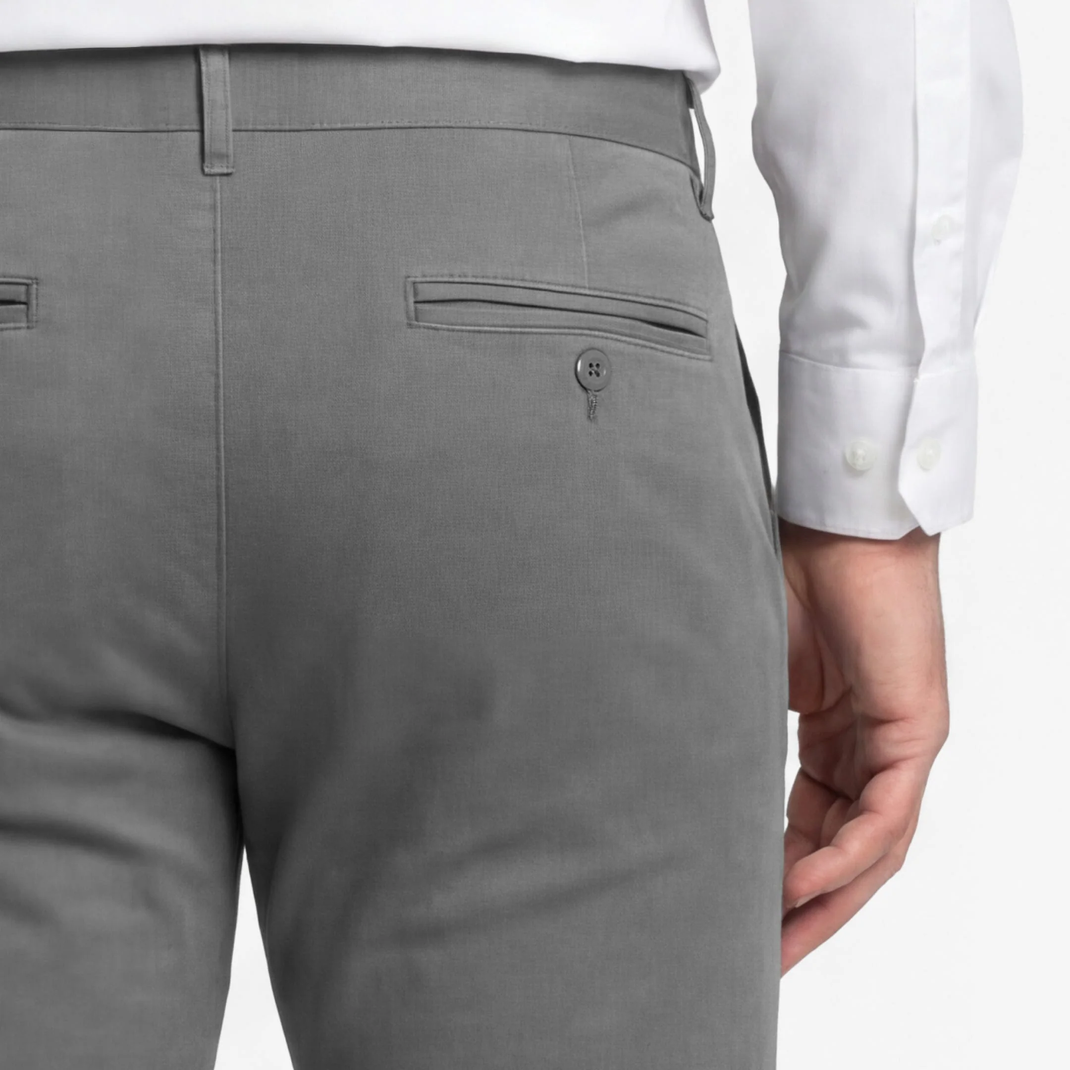 Smoke Grey Lightweight Signature Chino - Image 4