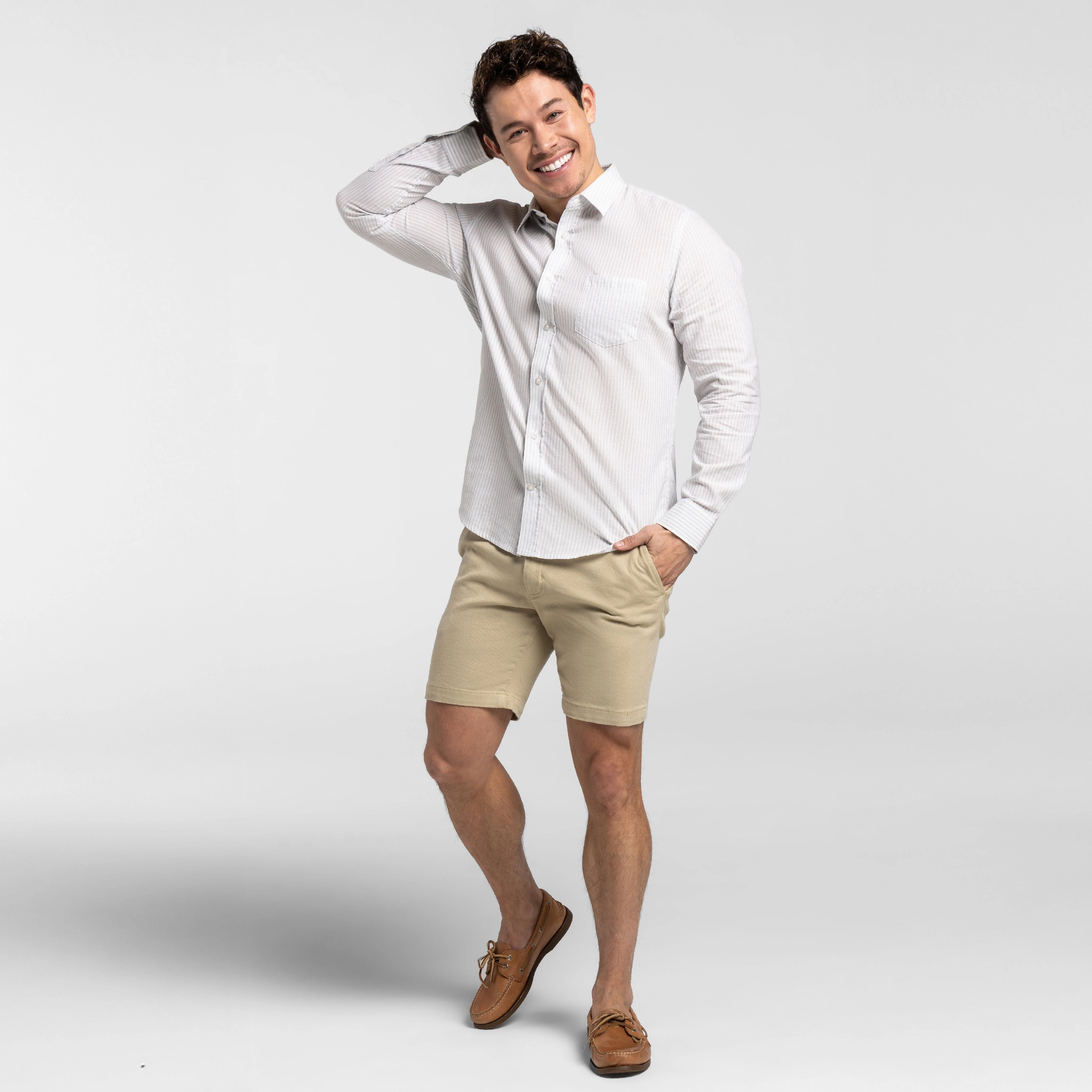 Sorrento Stripes Linen Shirt - Image 2