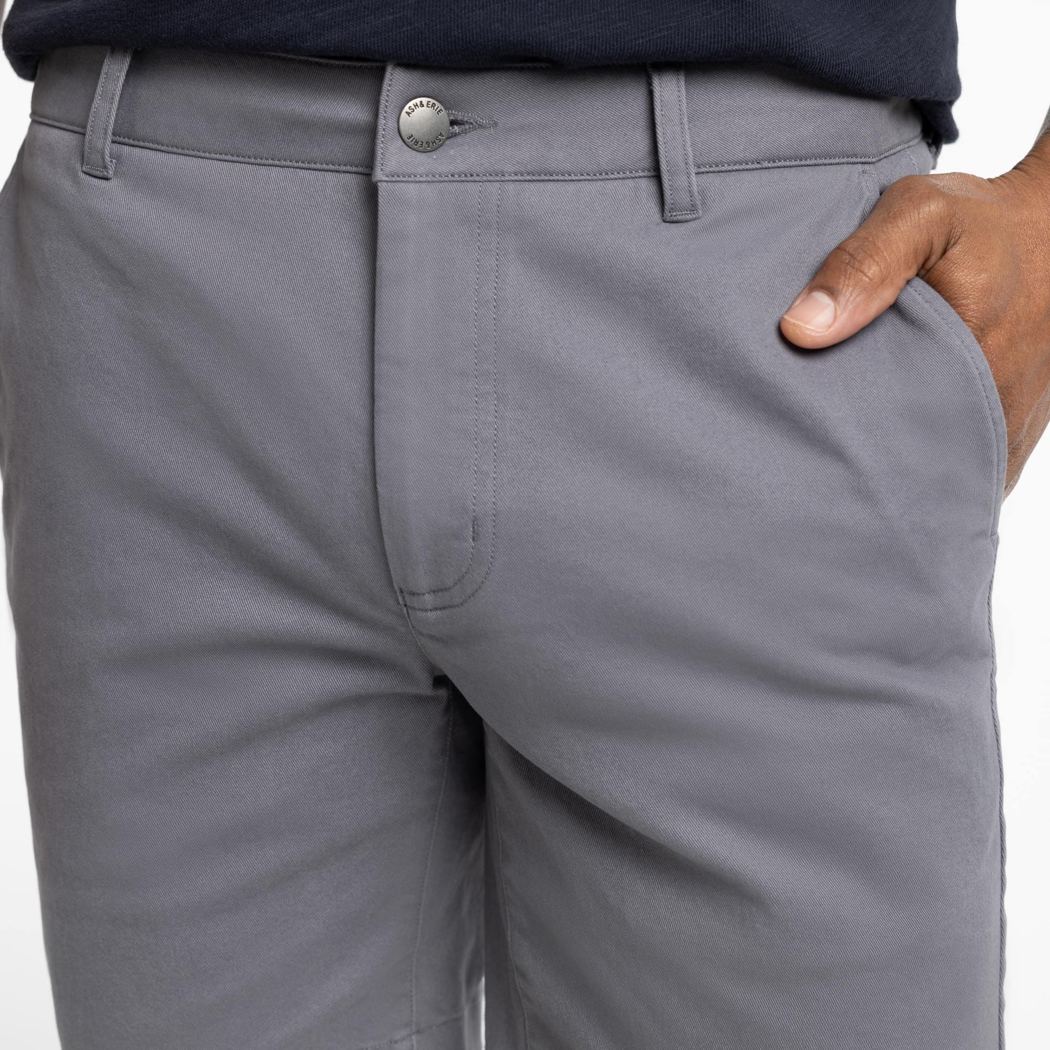 Steel Grey Signature Chino Short - Image 4