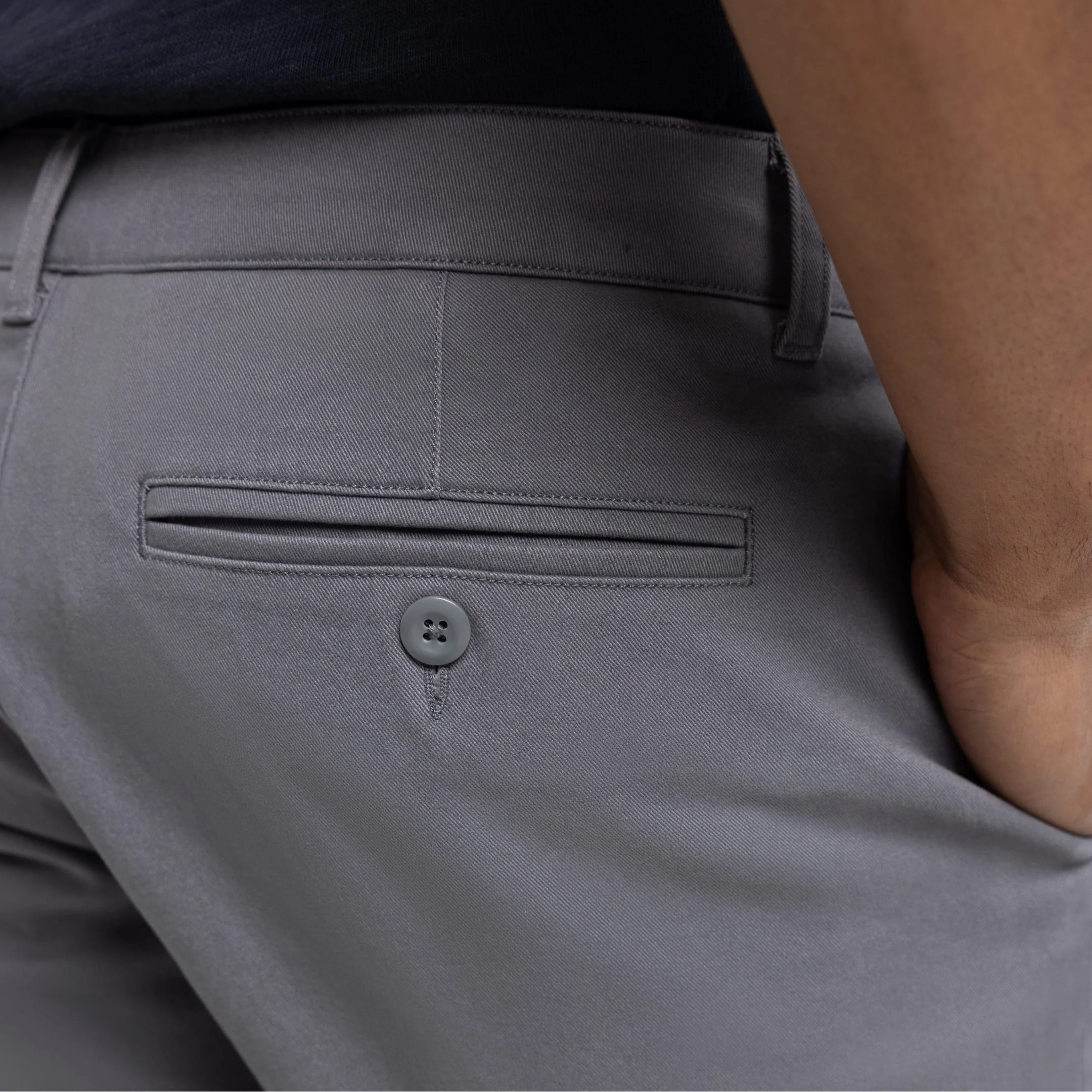 Steel Grey Signature Chino Short - Image 5