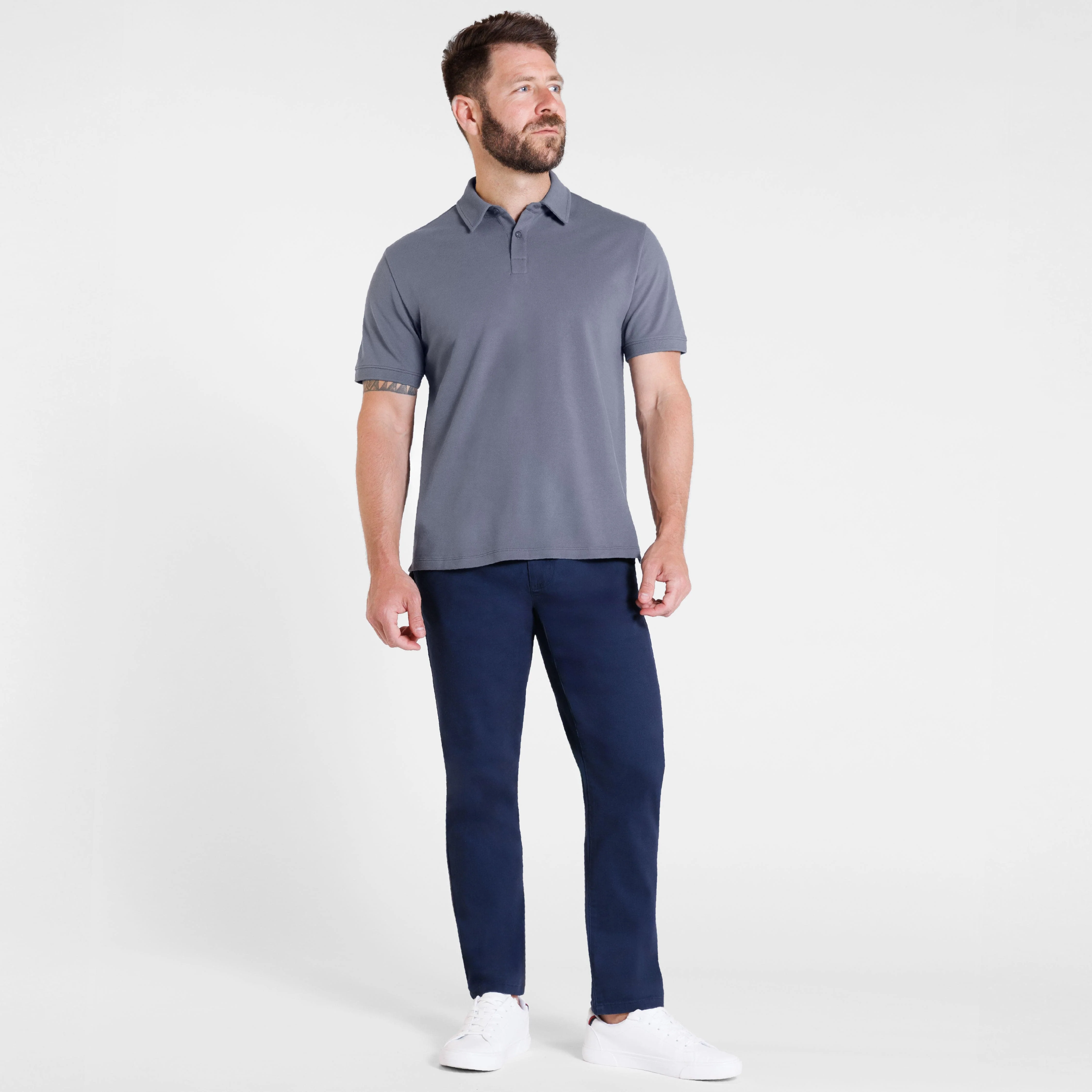 Steel Pique Daily Polo - Image 2