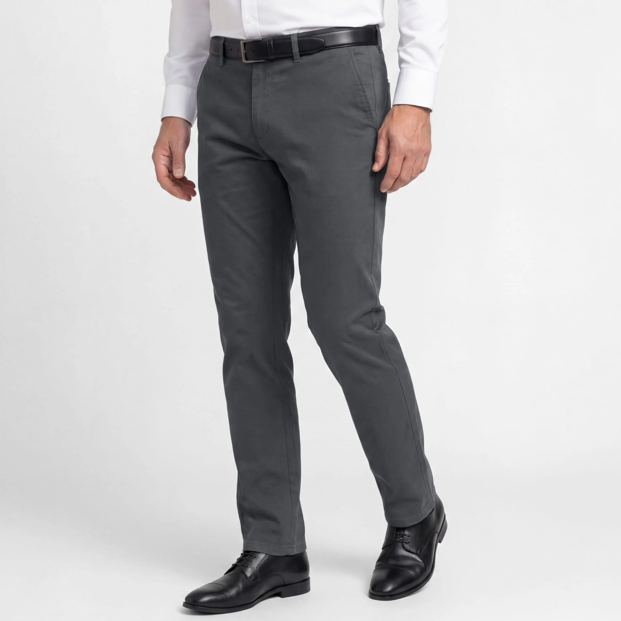 Straight Fit Charcoal Signature Chino