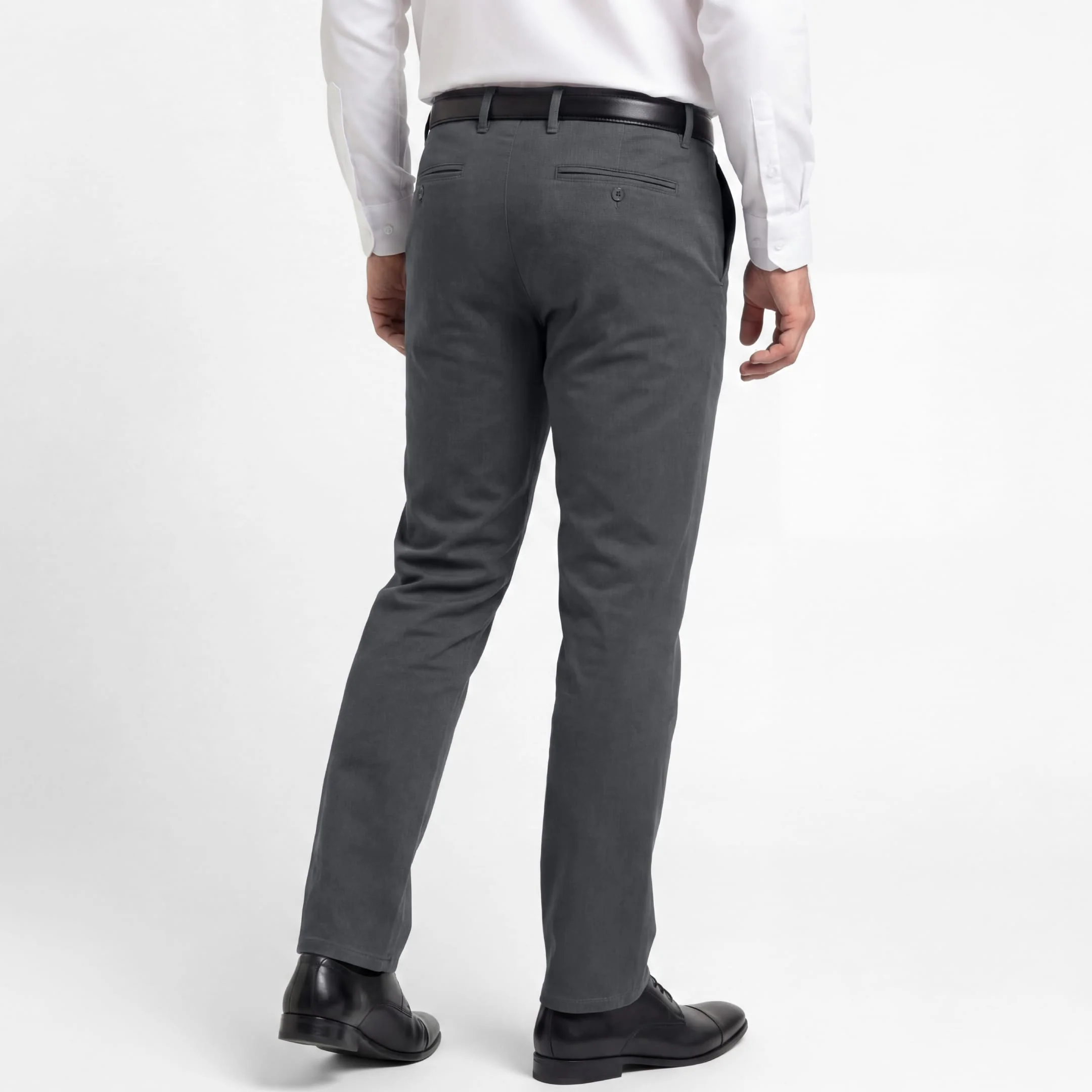 Straight Fit Charcoal Signature Chino - Image 3