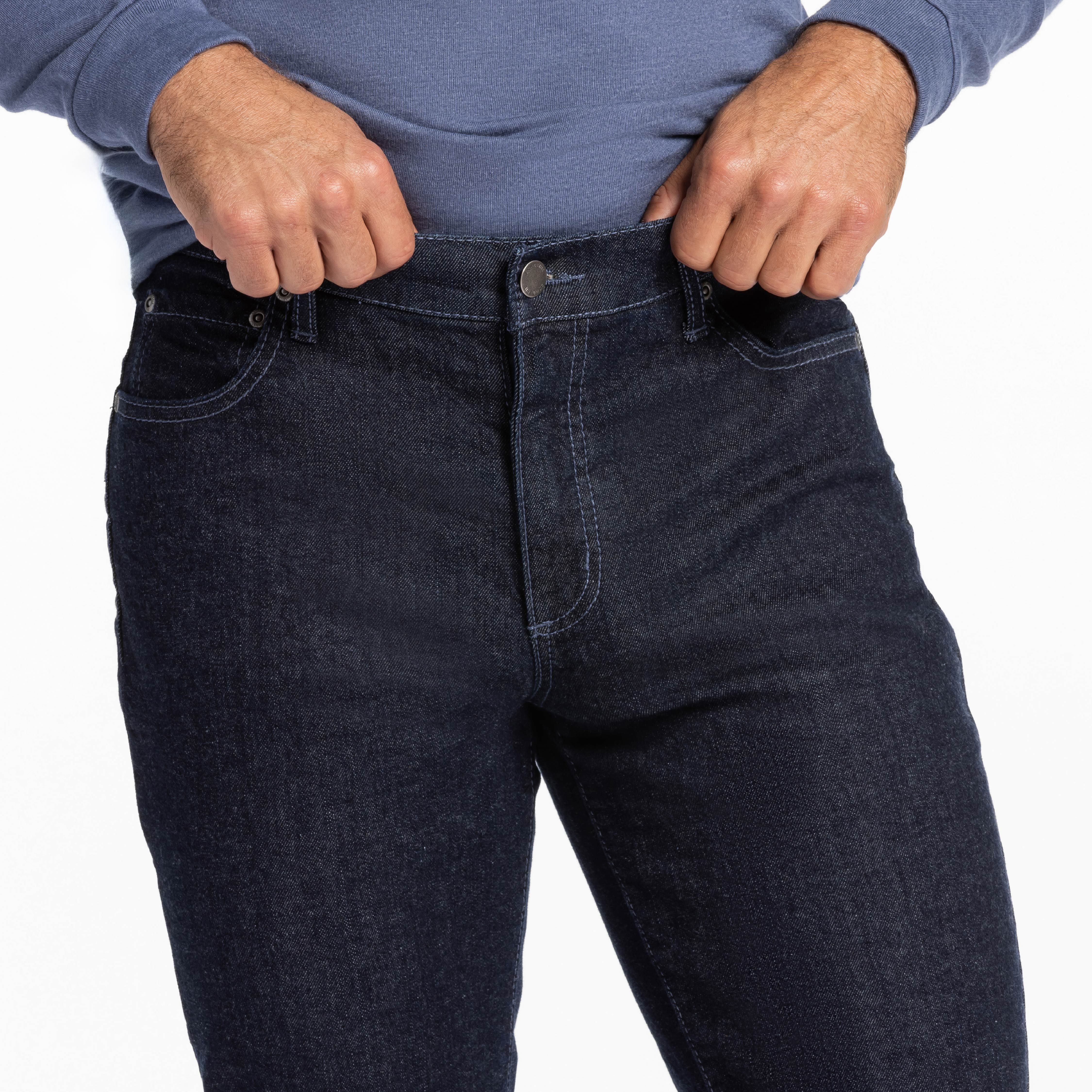 Straight Fit Indigo Wash Essential Jeans - Image 5