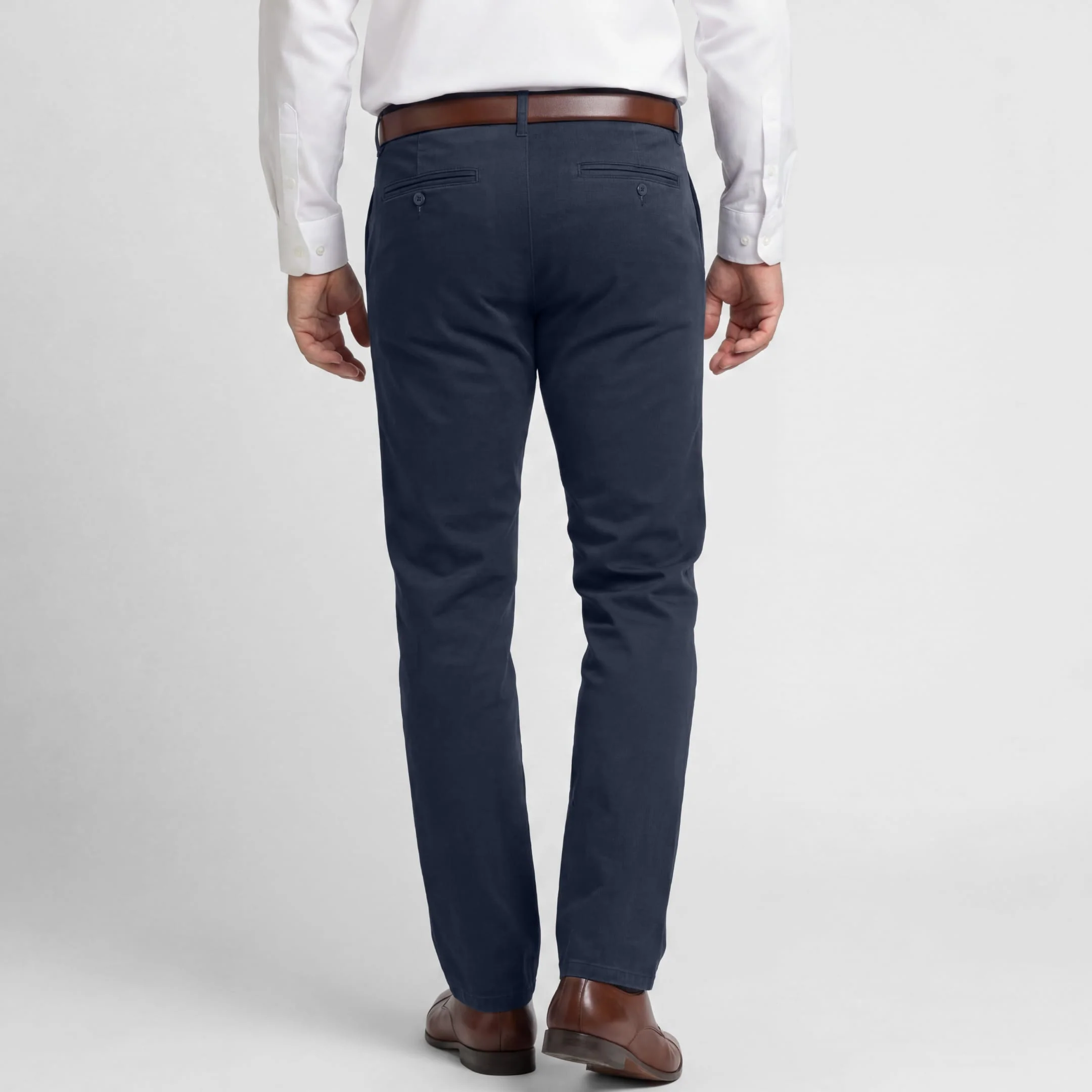 Straight Fit Navy Signature Chino - Image 3