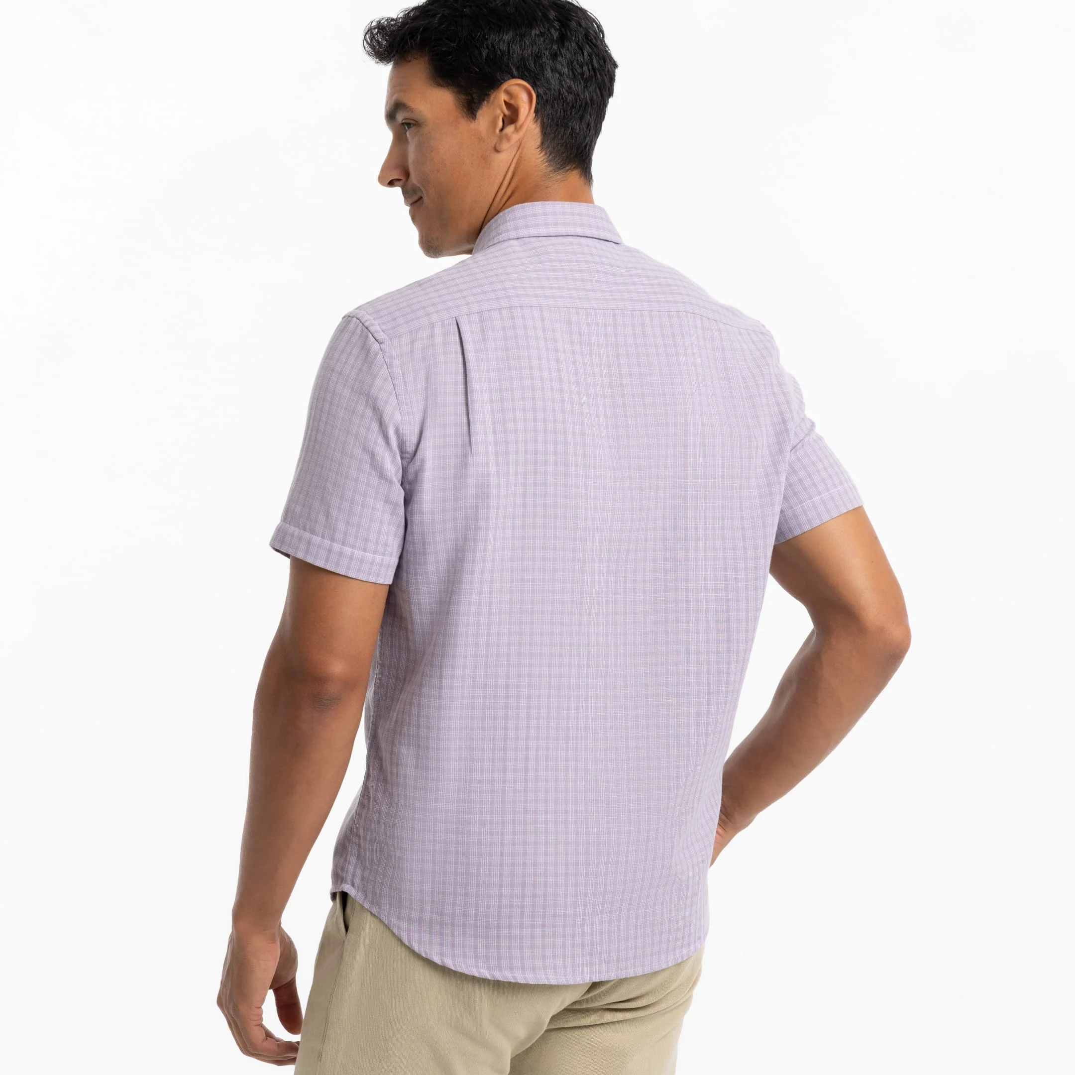 Thistle Tattersall Short Sleeve Wrinkle Free Shirt - Image 3