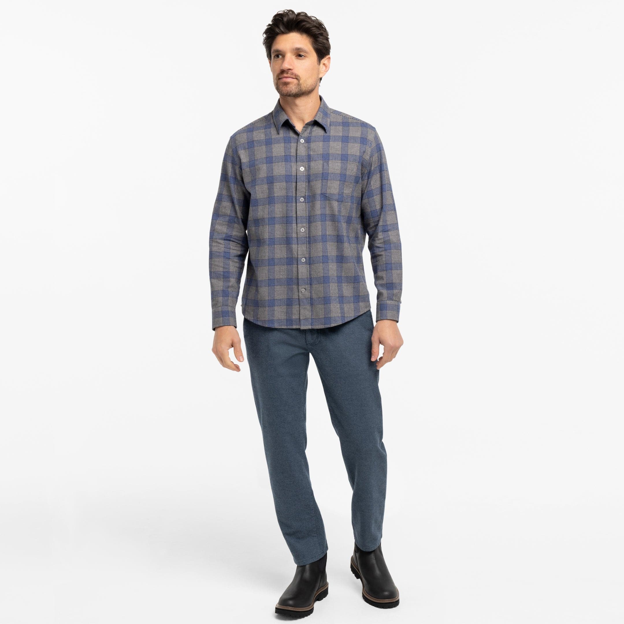 Timber Blue Plaid Shirt - Image 6