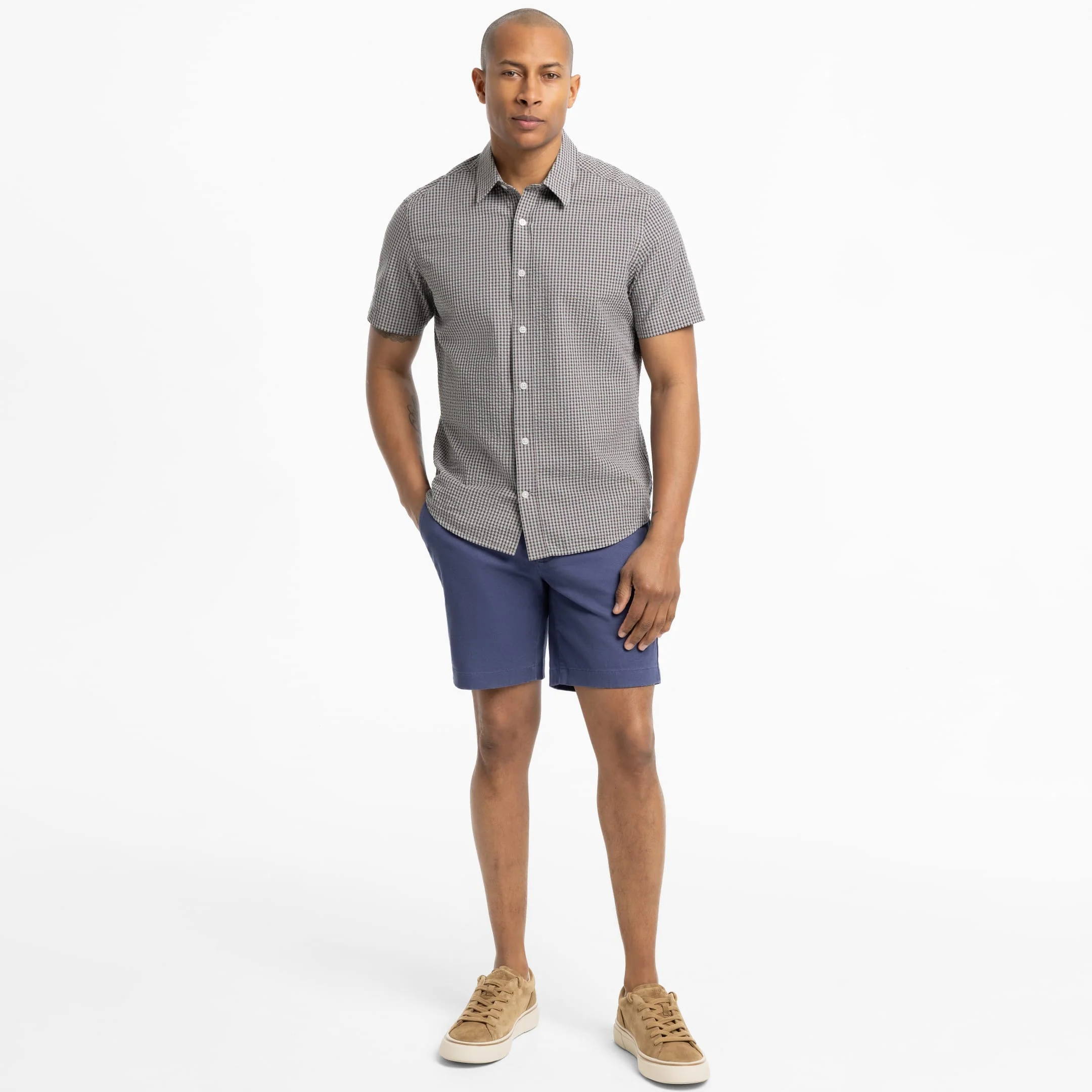 Vintage Blue Signature Chino Short - Image 2