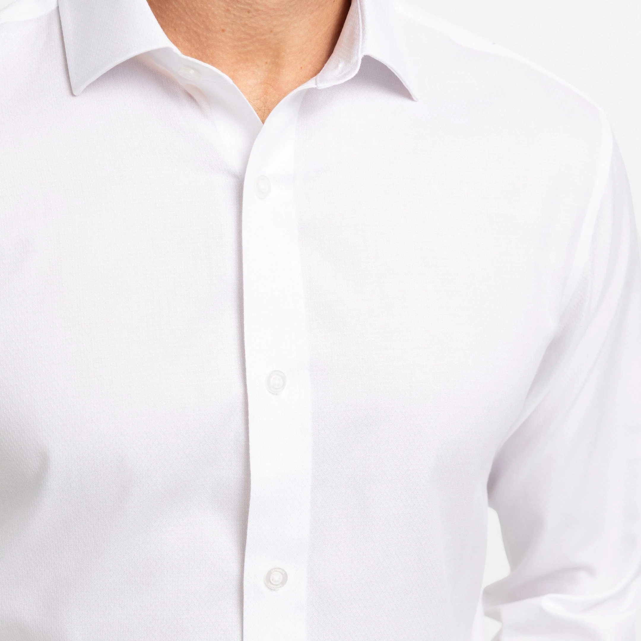 White Dobby Dress Shirt - Image 5
