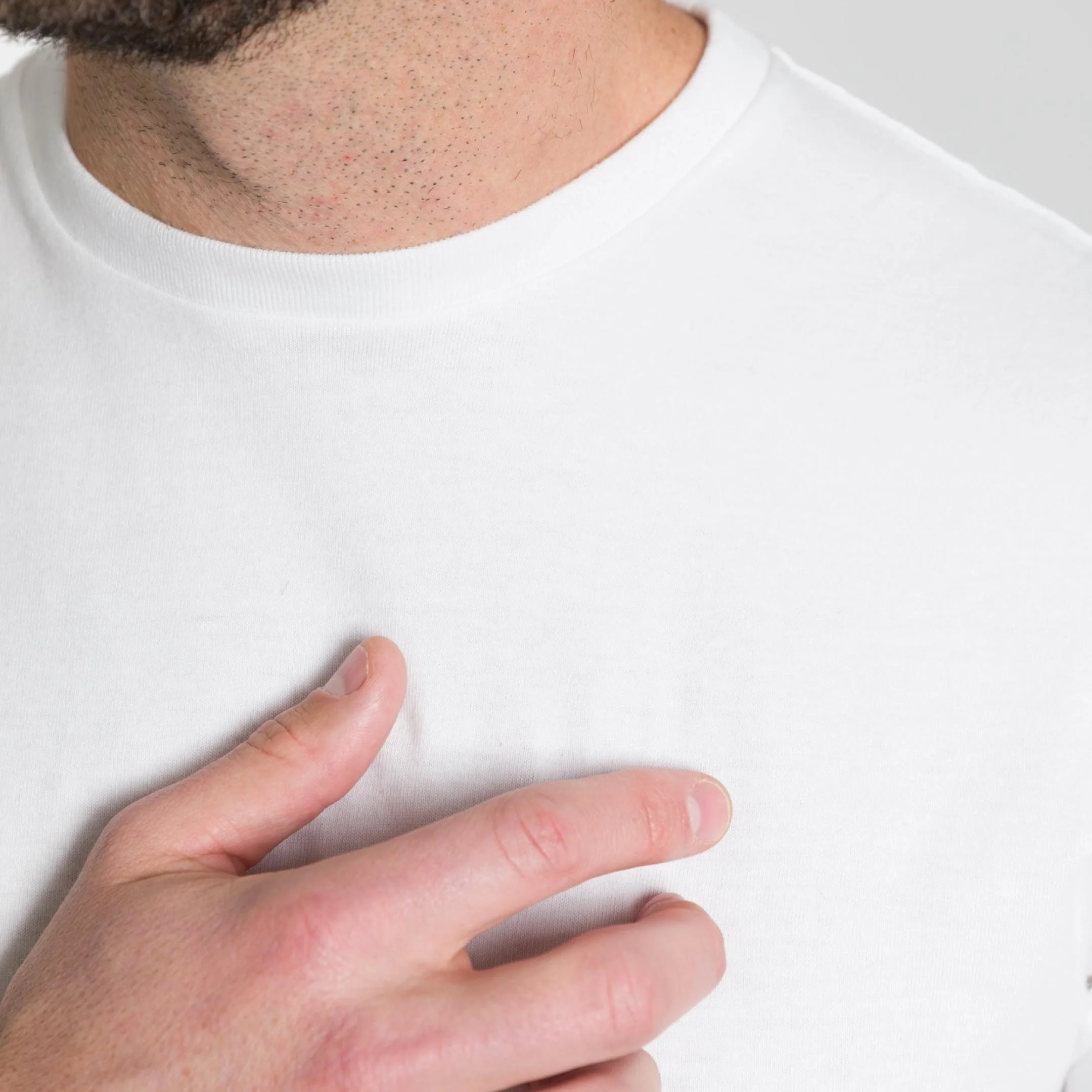 White Crew Neck Tee - Image 4